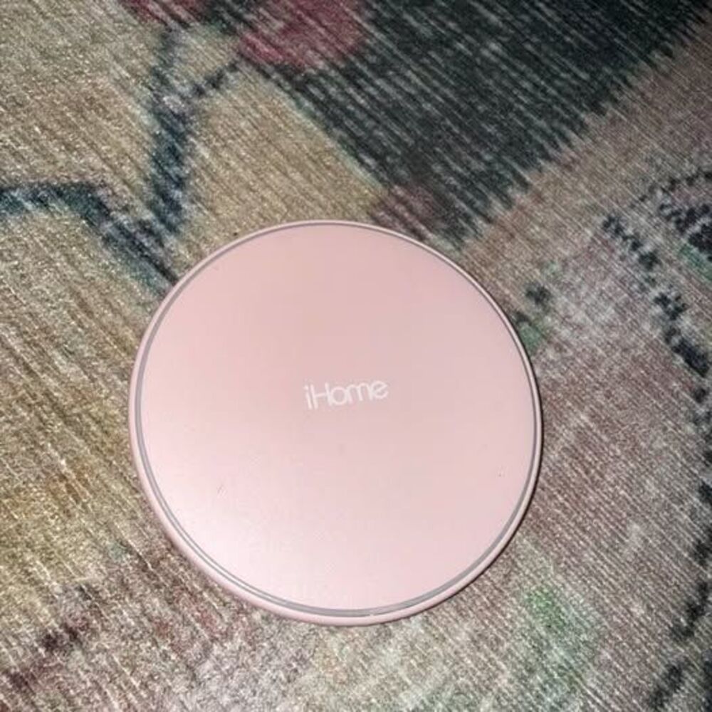 iHome blush light pink Wireless Charging Pad